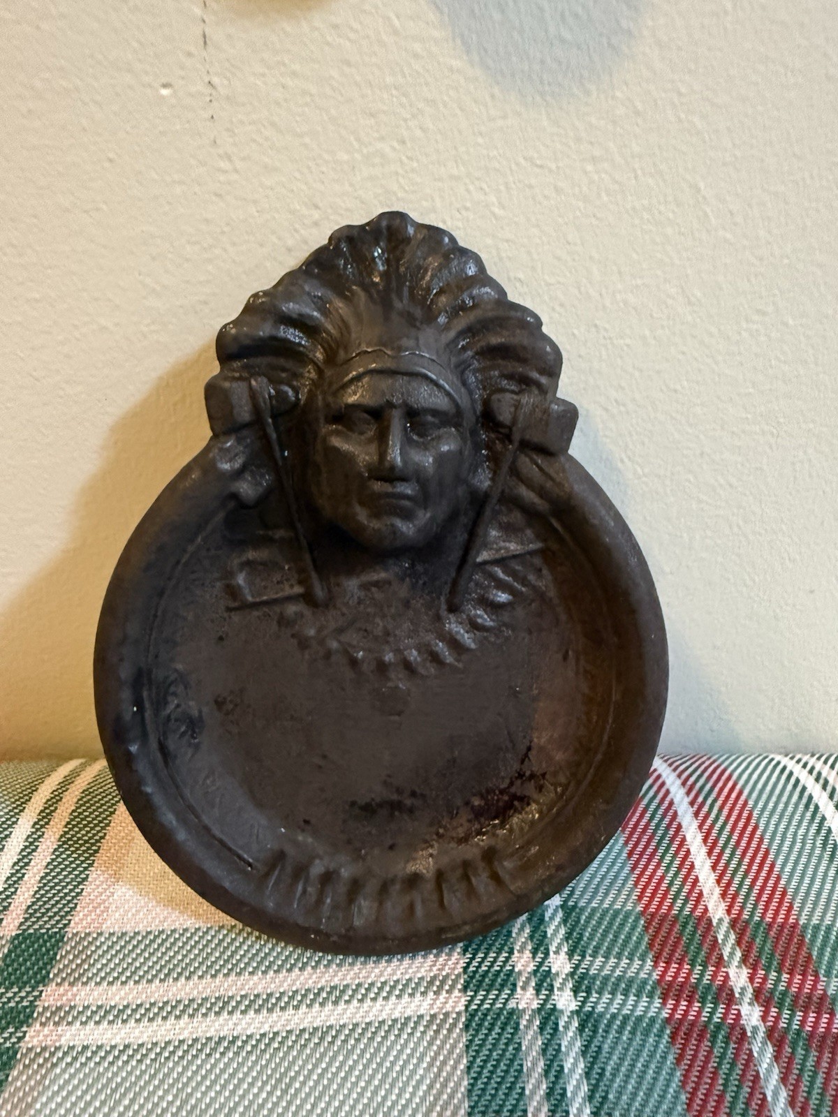 Antique INDIAN CHIEF  Cast Iron