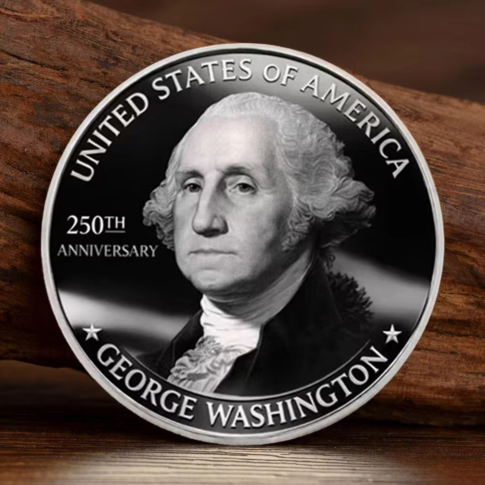 USA 250th Anniversary 1776-2026 George Washington Eagle Coin Collectible
