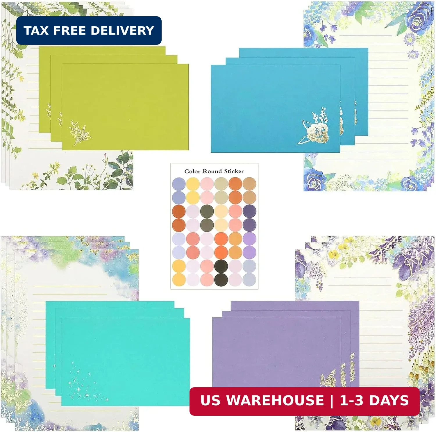 37 Pcs Stationery Paper Envelopes Set