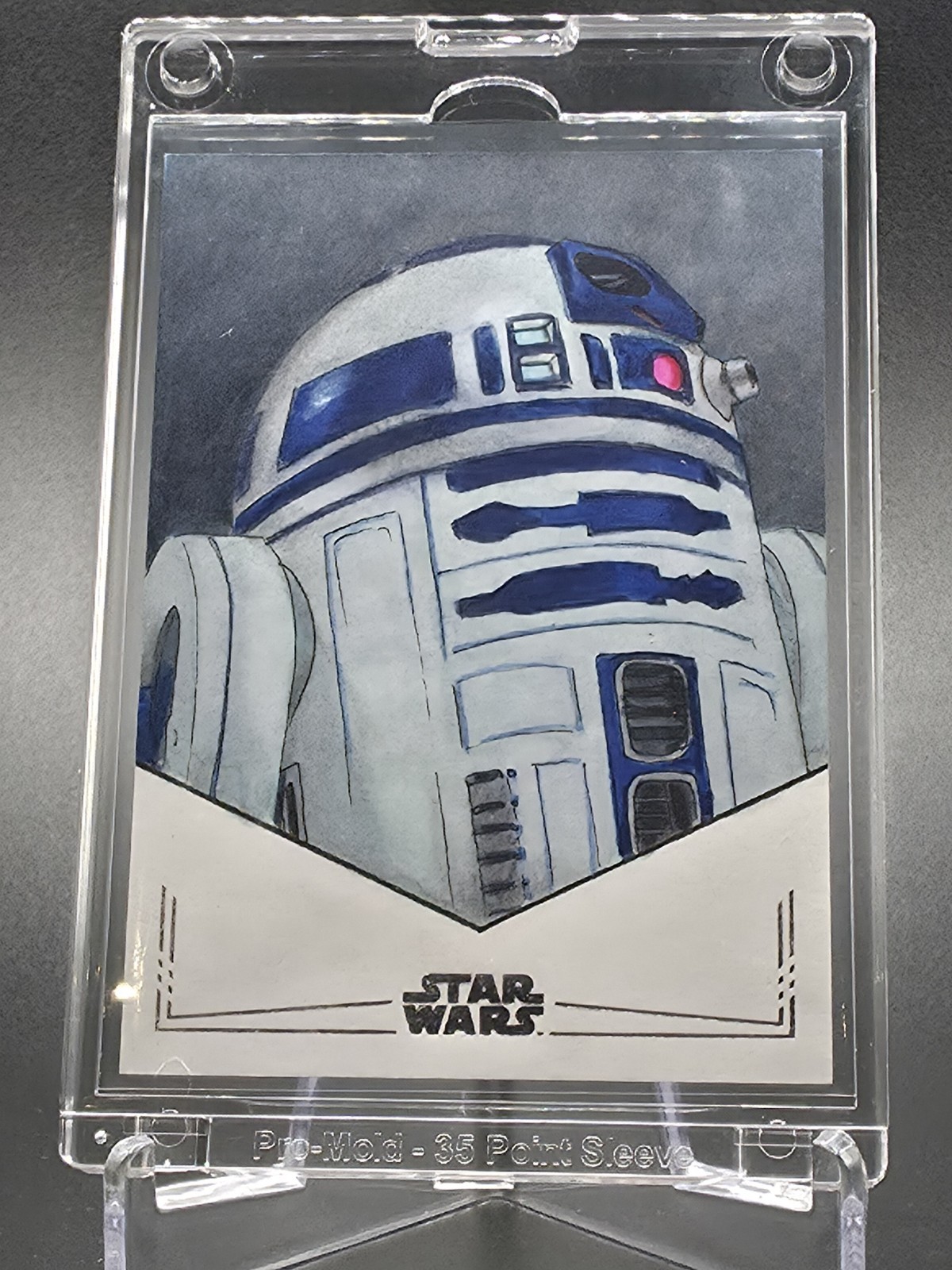 Topps Star Wars R2-D2 Artist Signature Sketch Auto Stephane Leonardi
