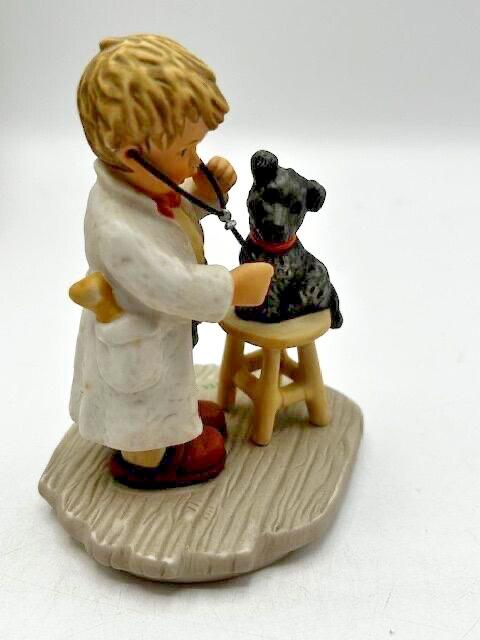 Berta Hummel “The Doctor’s In” A little veterinarian with his furry friend