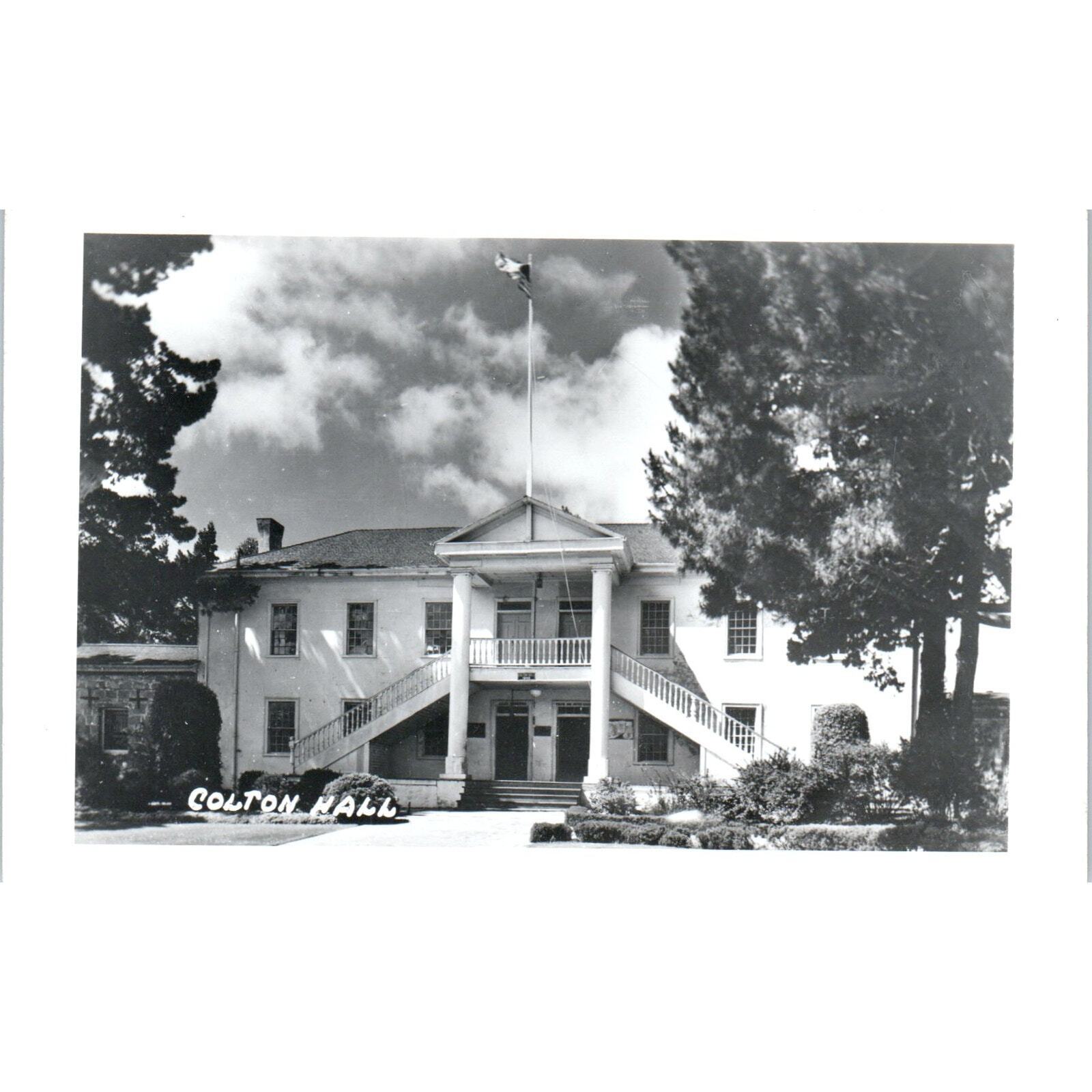 Colton Hall Monterey California - Original RPPC Postcard TJ7-RP3