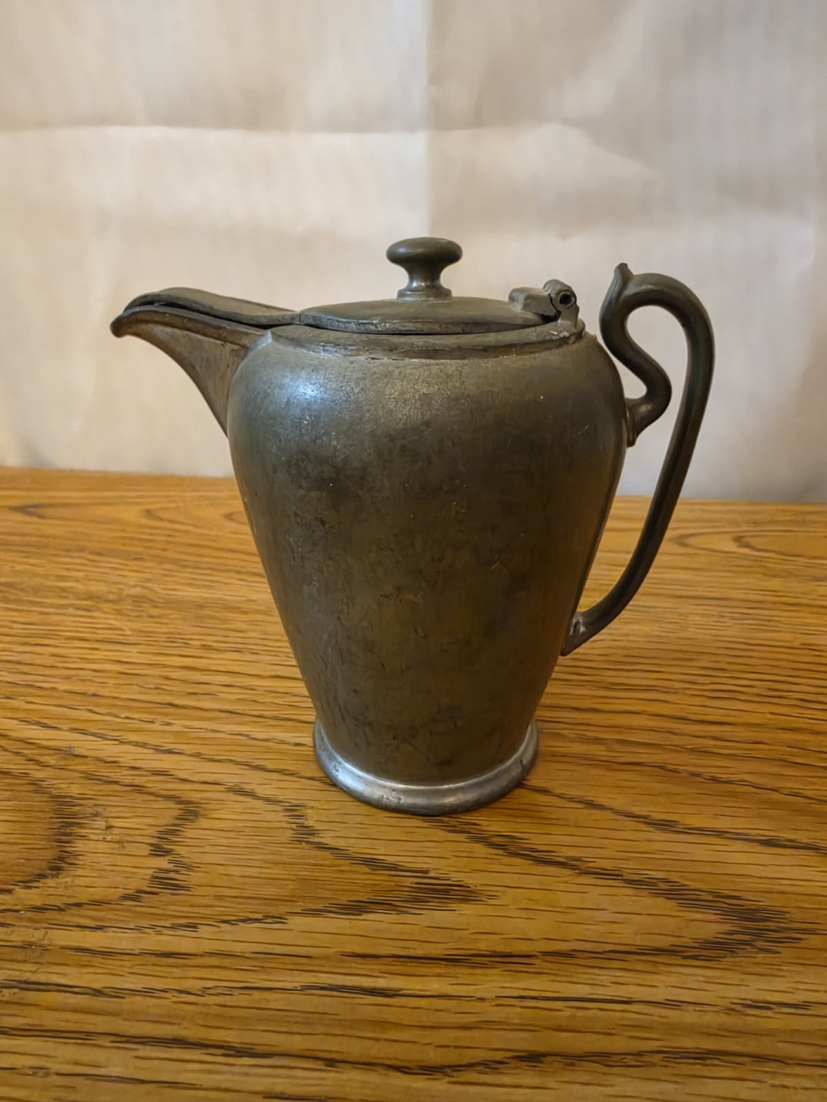 R.H. Macys And Co Solid Pewter Tea Pot Vintage