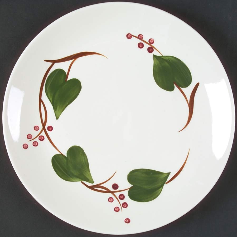 Blue Ridge Southern Pottery Stanhome Ivy Luncheon Plate 40710