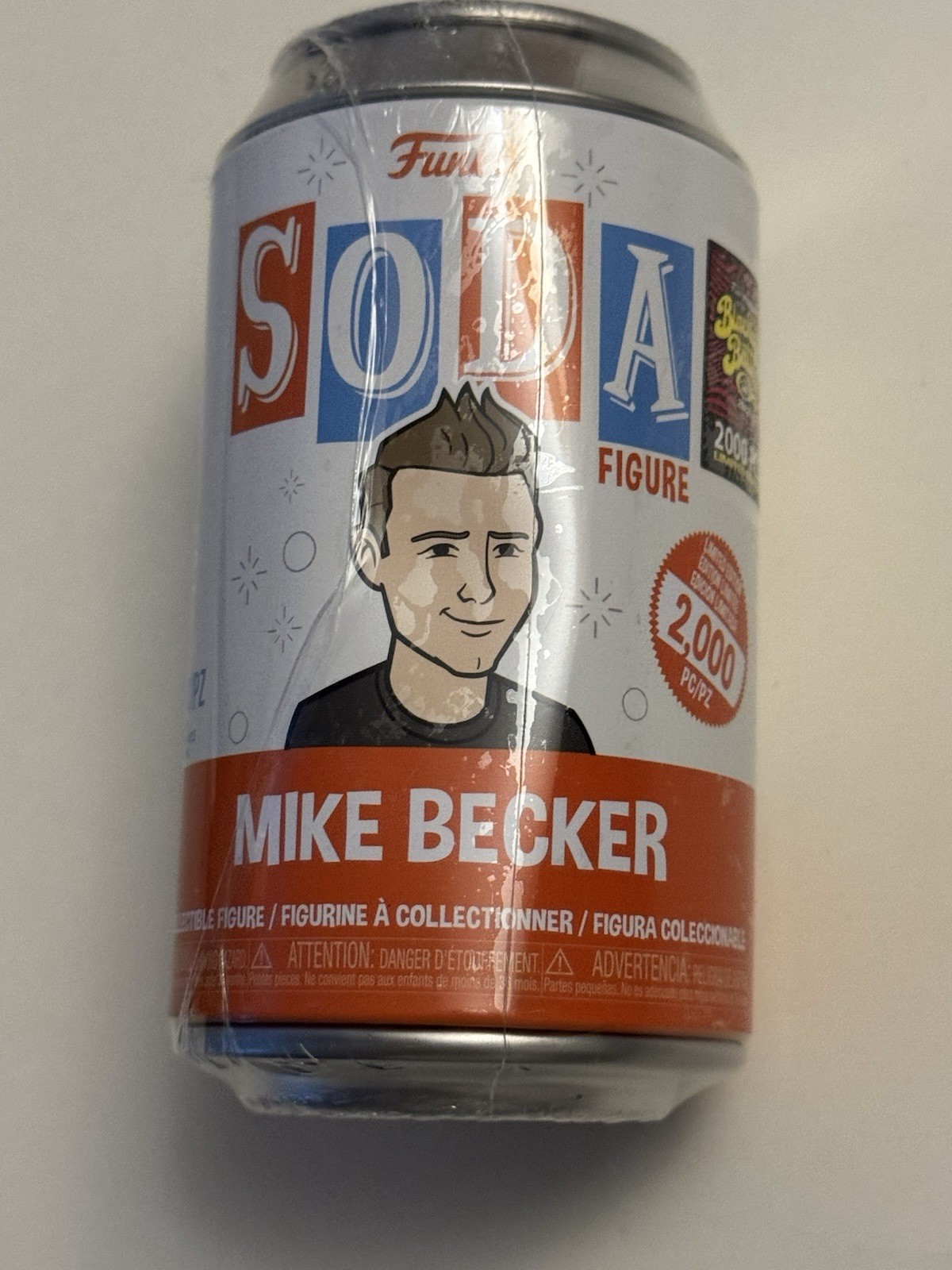 Funko Soda Mike Becker Fundays Blacklight Battle 2022 Limited Edition LE 2000