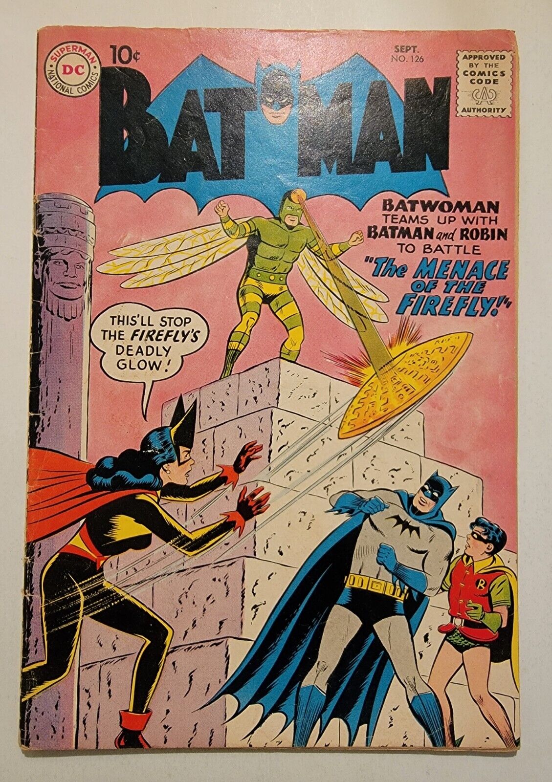 Batman #126 VG Classic Early Silver Age Batman and Robin 1959 Sheldon Moldoff