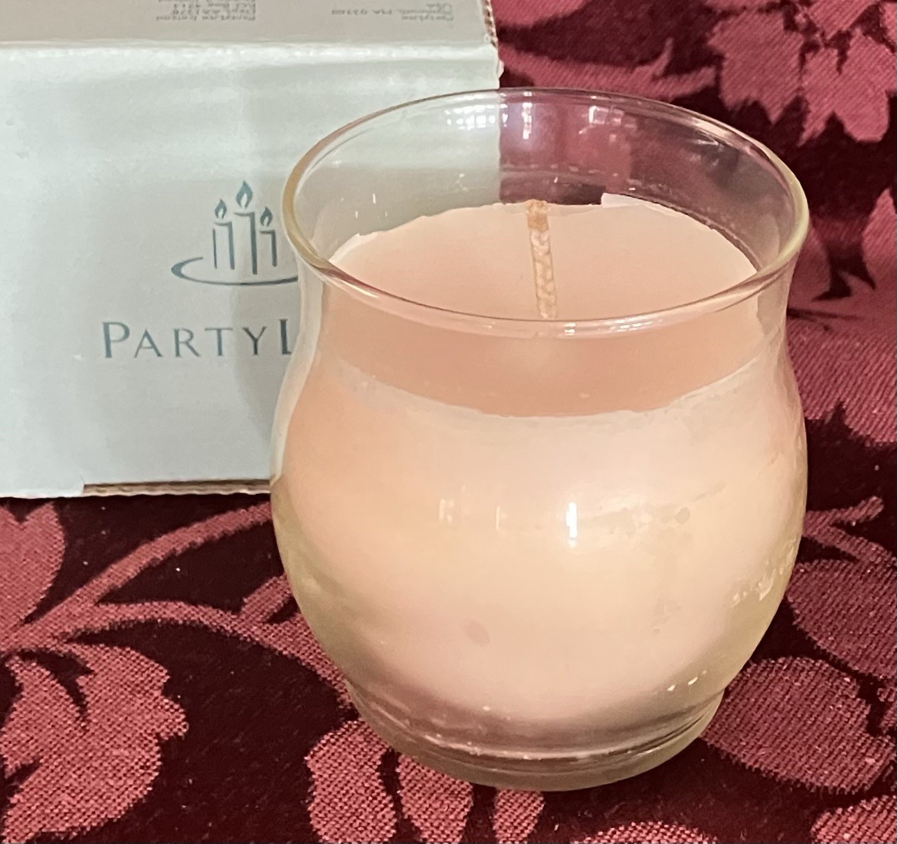 PartyLite GRAPEFRUIT FRESH Bestburn Mini Barrel Jar Candle G33224 Best Burn HTF