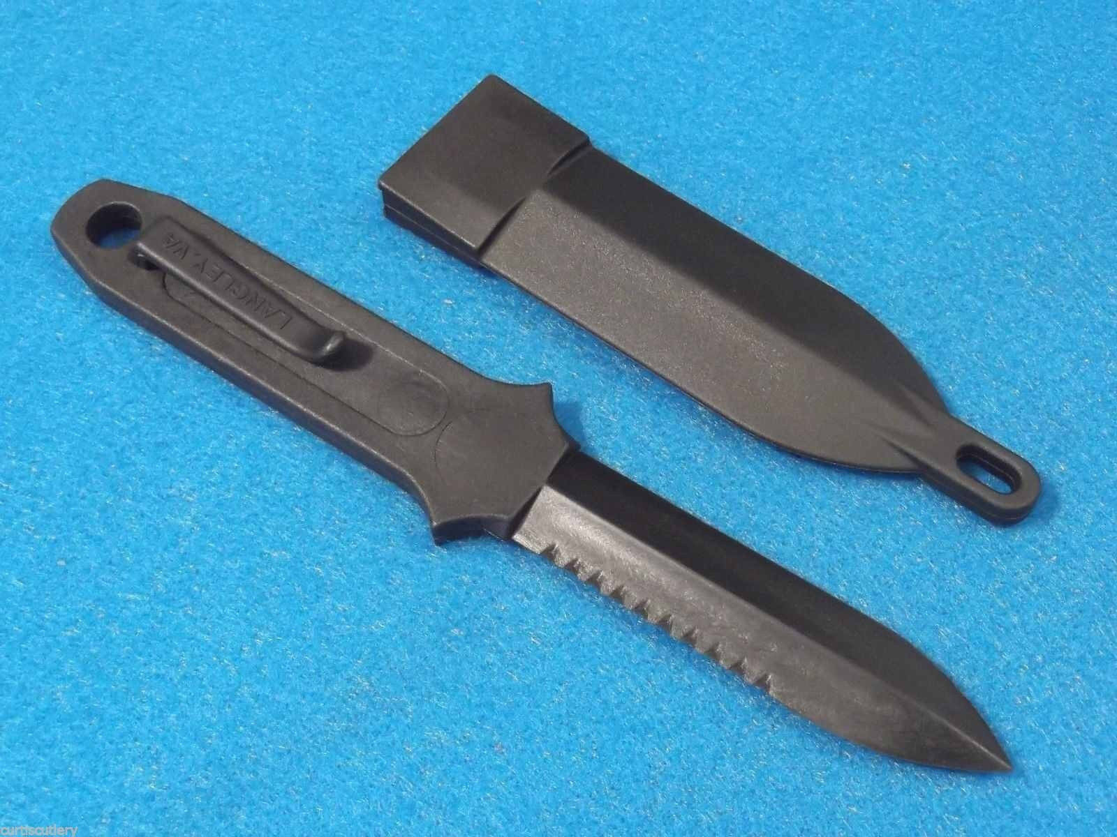 CIA Sticker Neck Knife M4259 non-metal polycarbonate double edge dagger 7\