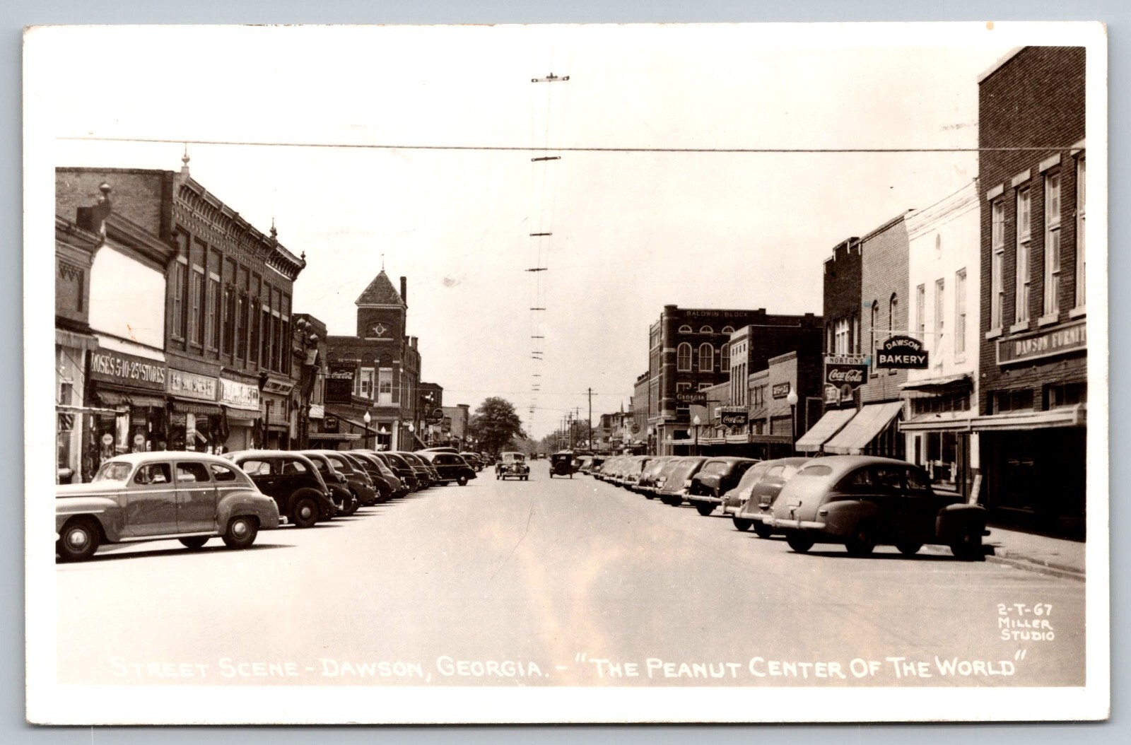 Postcard F 170, Street Scene-Dawson, Georgia, \ Postcard F 170, Street Scene-Dawson, Georgia, \