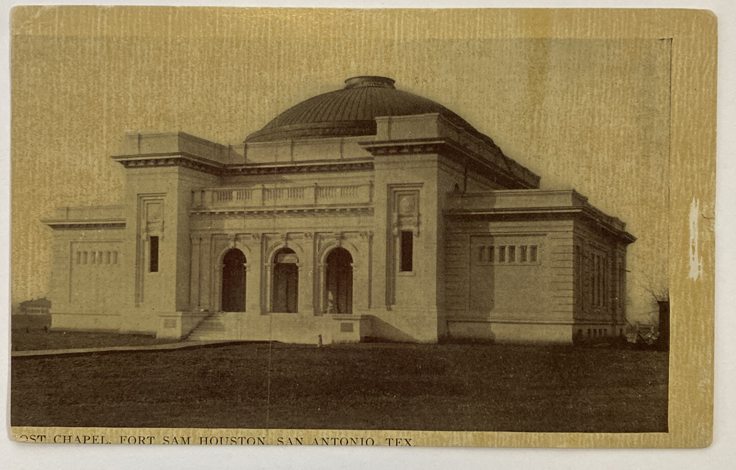 Postcard, Fort Sam Houston, San Antonio, Texas, posted 1914