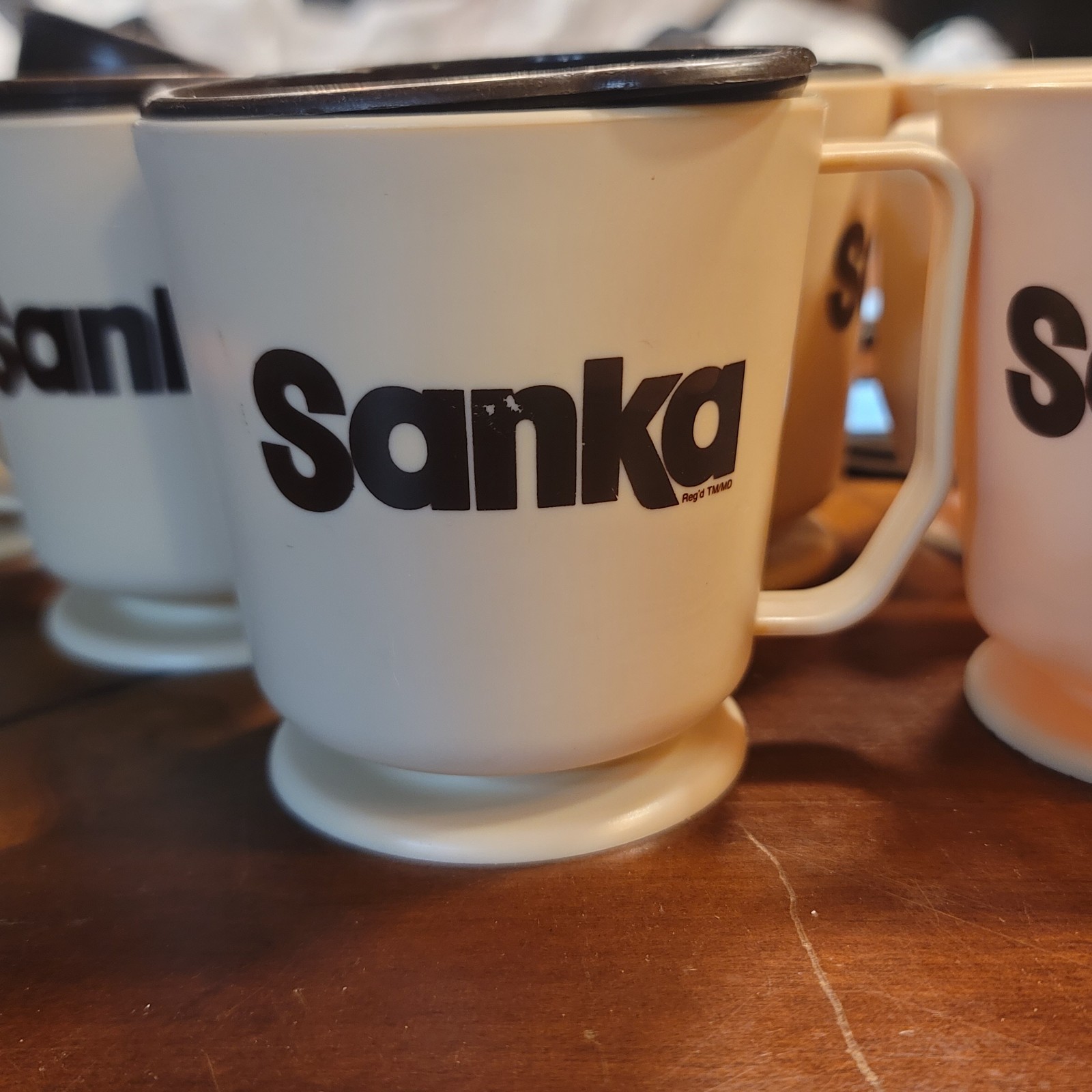 1980\'s Vintage General Foods 9 Sanka Coffee Memorabilia Cups 1980\'s Vintage General Foods 9 Sanka Coffee Memorabilia Cups