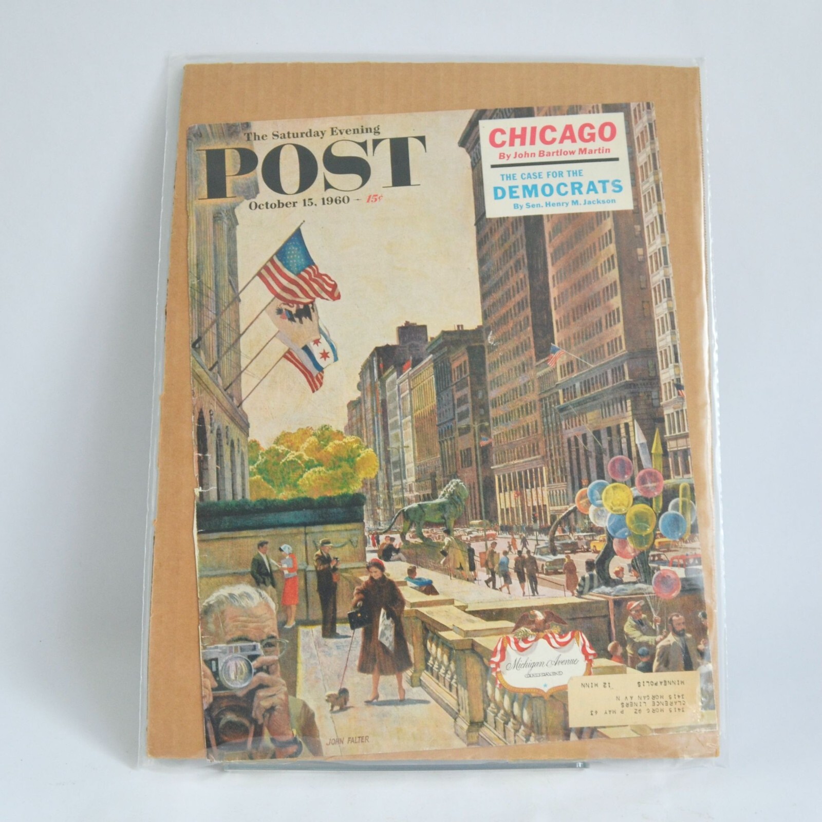The Saturday Evening Post Magazine COVER October 15 1960