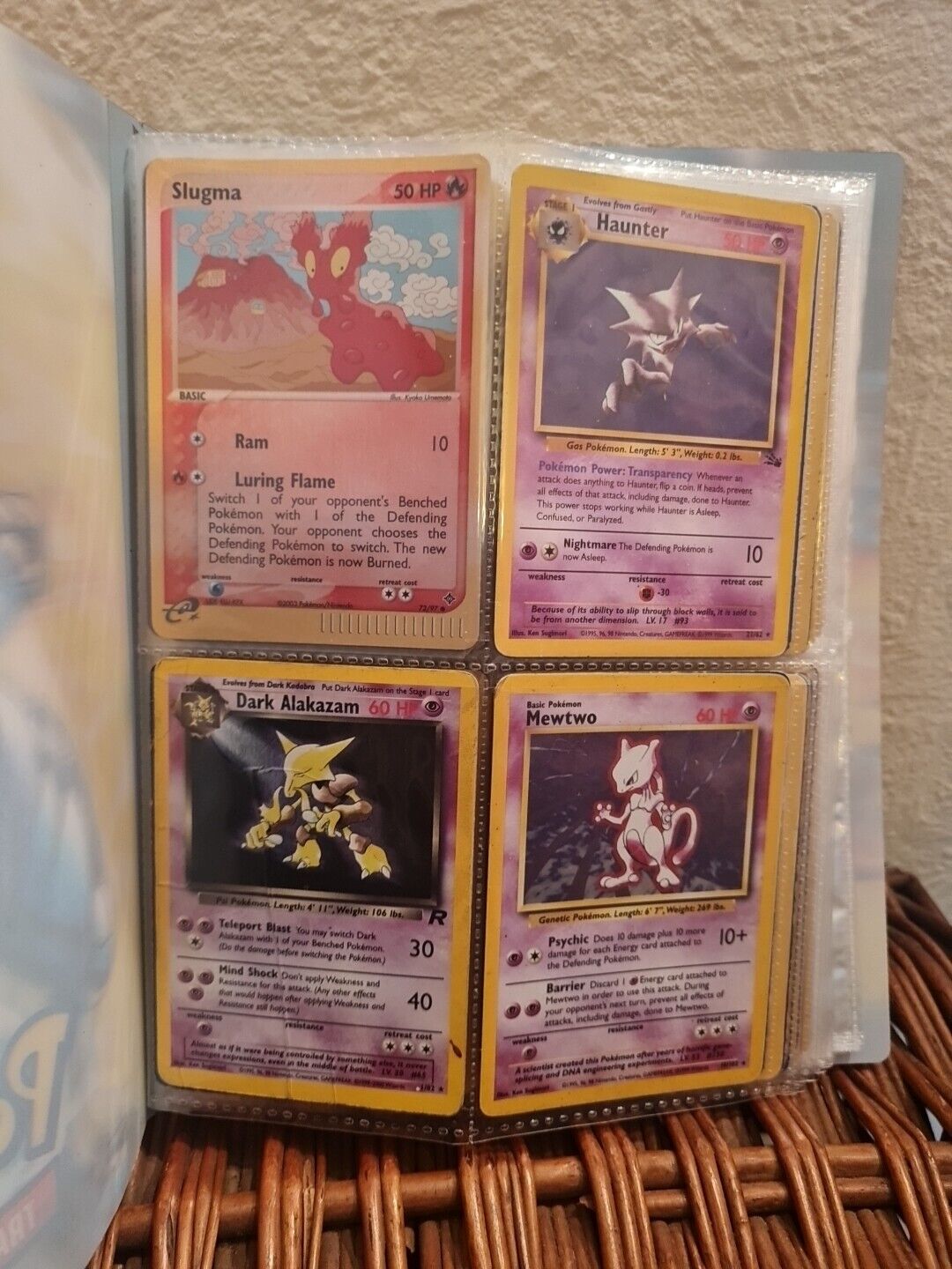 Pokémon WOTC Binder Bundle Holos Vintage, Base Set, Binder Included - 67 Cards 