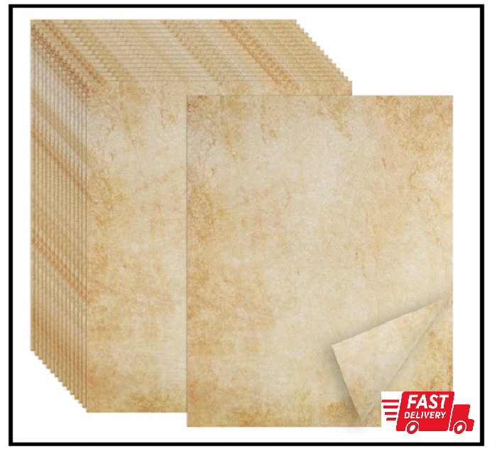 70PCS Vintage Paper 8.5 x 11 in Parchment Paper for Writing Letter wr... 70PCS Vintage Paper 8.5 x 11 in Parchment Paper for Writing Letter wr...