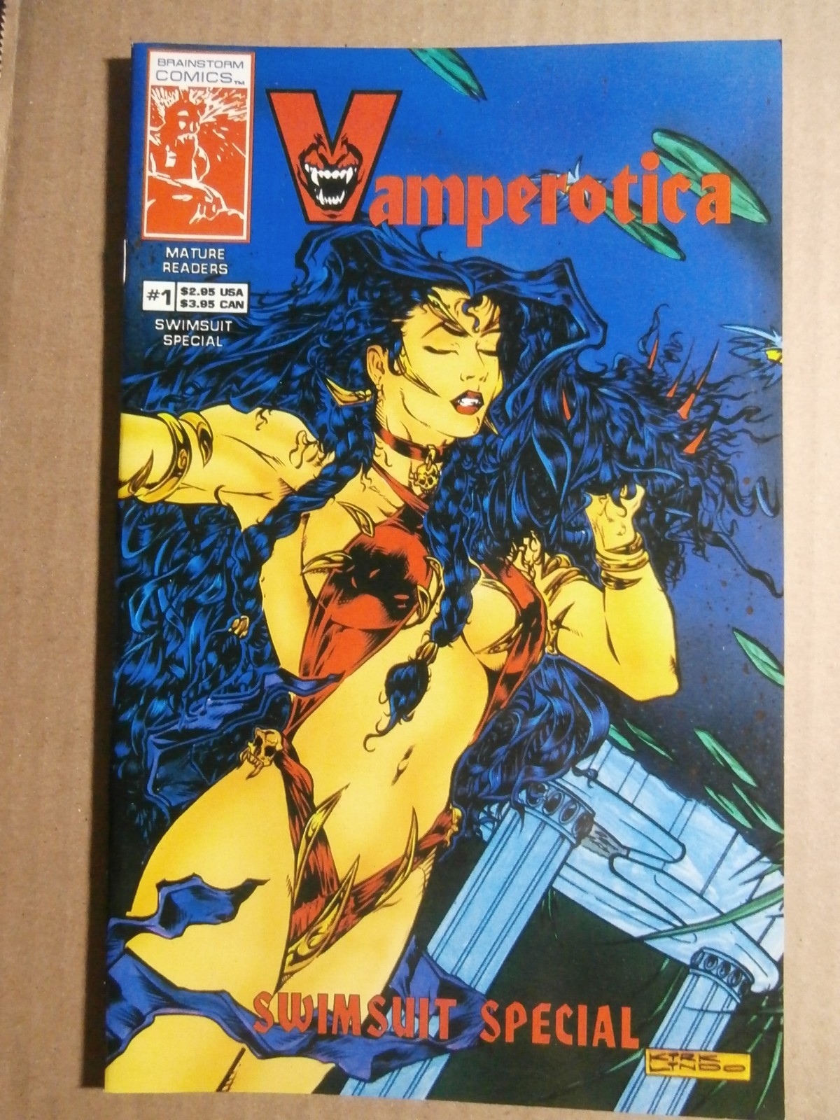 Lot of 2: VAMPEROTICA: Swimsuit Special #1 & Red Reign #32 (RARE EDITION)