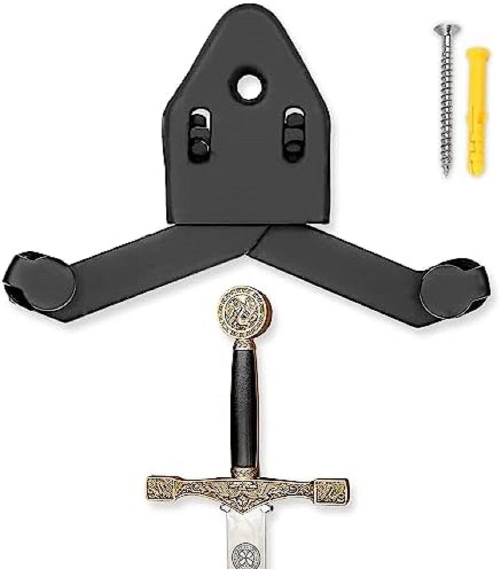 Universal Adjustable Sword Display Wall Hook Hanger Wall Mount for Sword ,Dagger