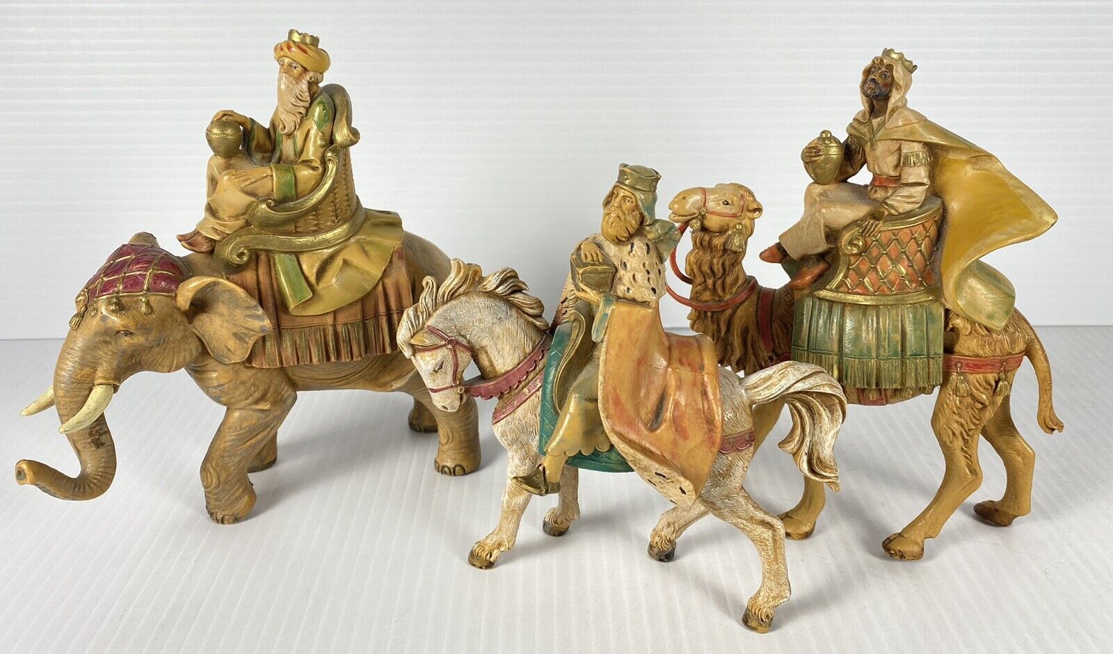 Fontanini The Three Kings Wise Men Elephant Camel  & Horse Nativity No Box