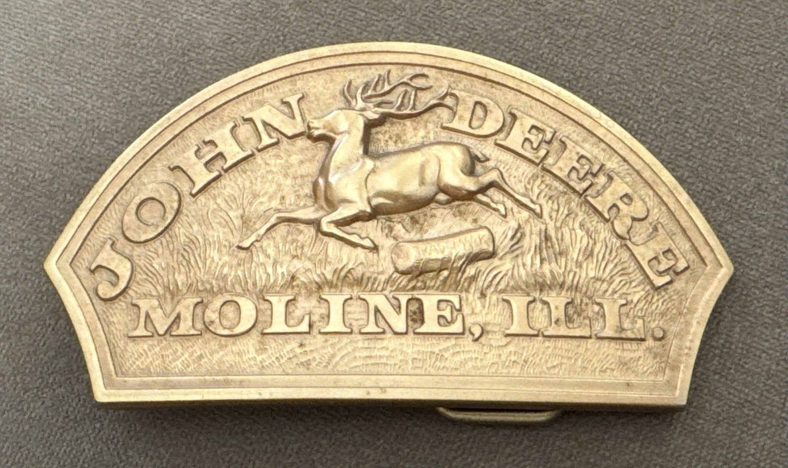 Vintage 1983 John Deere Moline Illinois Belt Buckle Ltd. Edt. # 4536/5000