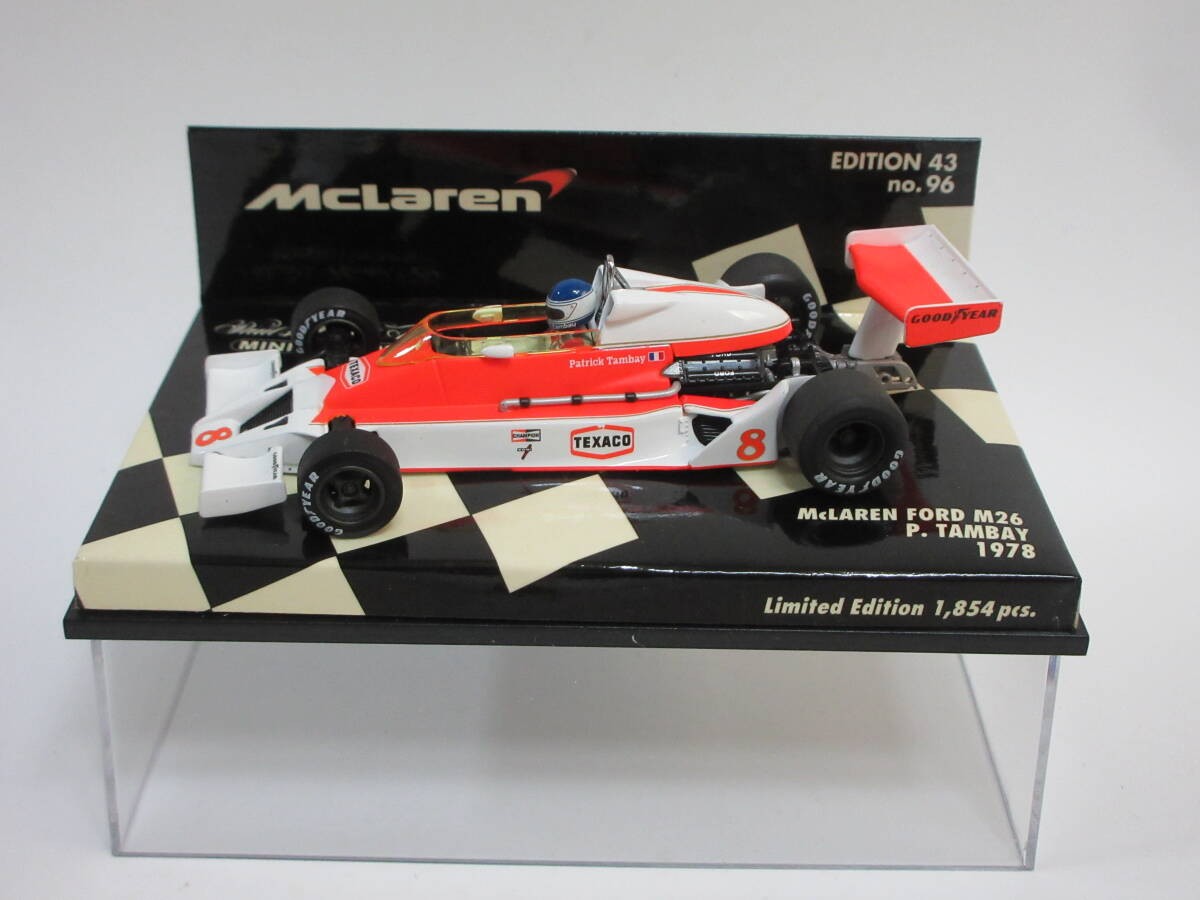 McLaren M26 #8 Patrick Tambay 1978 1/43 Limited Edition Rare [Age 13+]