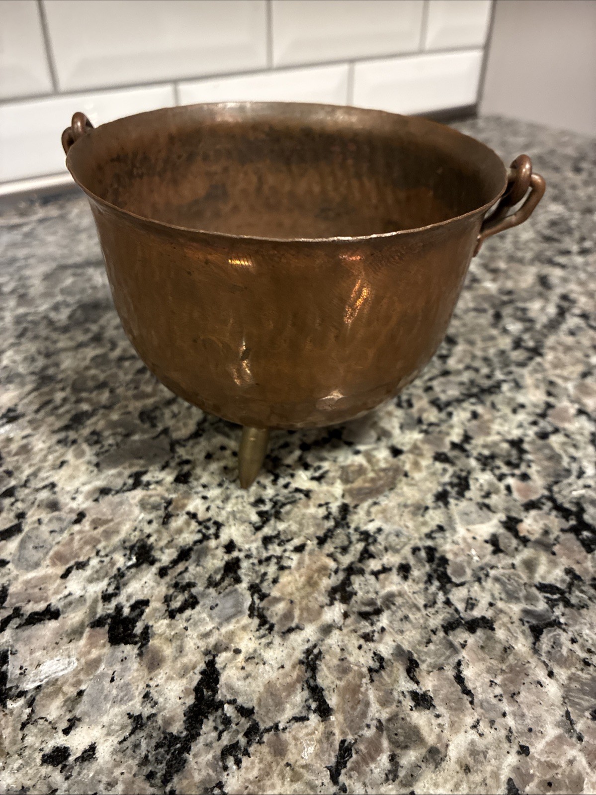 Roycroft Hammered Copper Cauldron