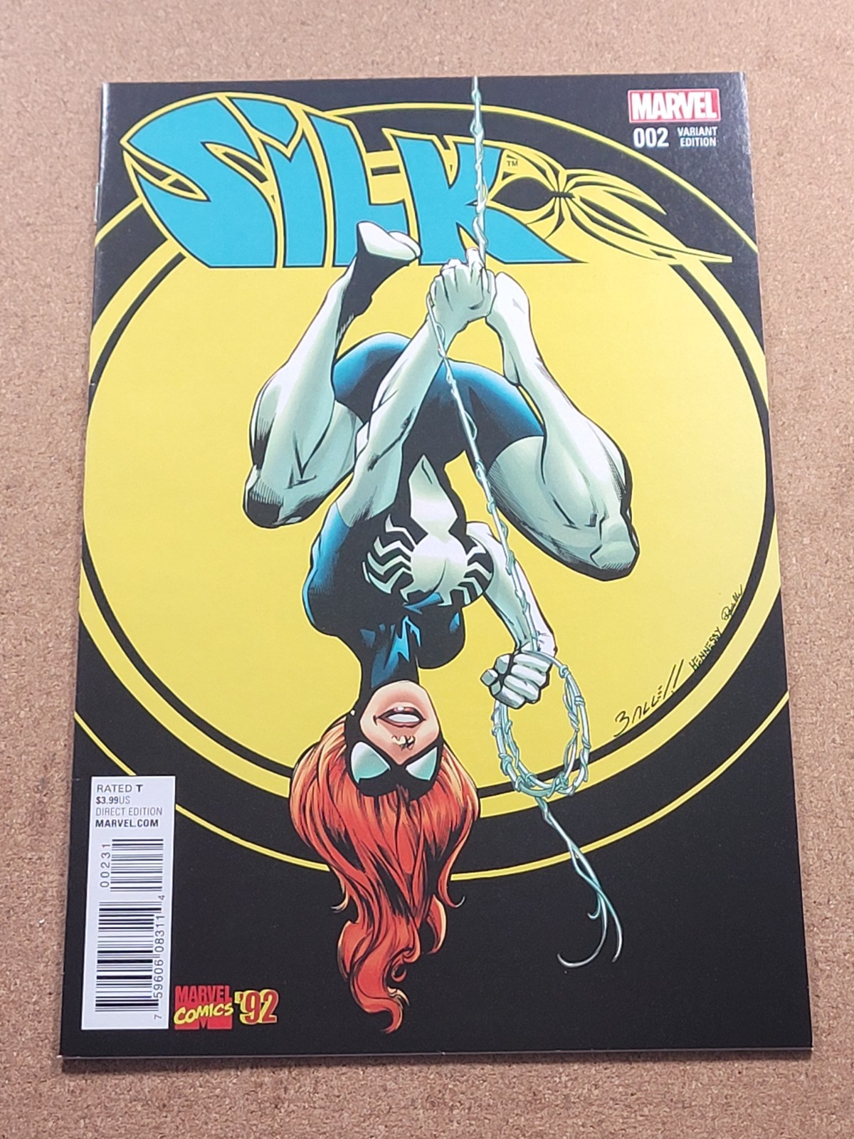 Silk #2 Mark Bagley Variant - Rare 1:20 - Marvel Comics '92 Variant Near Mint