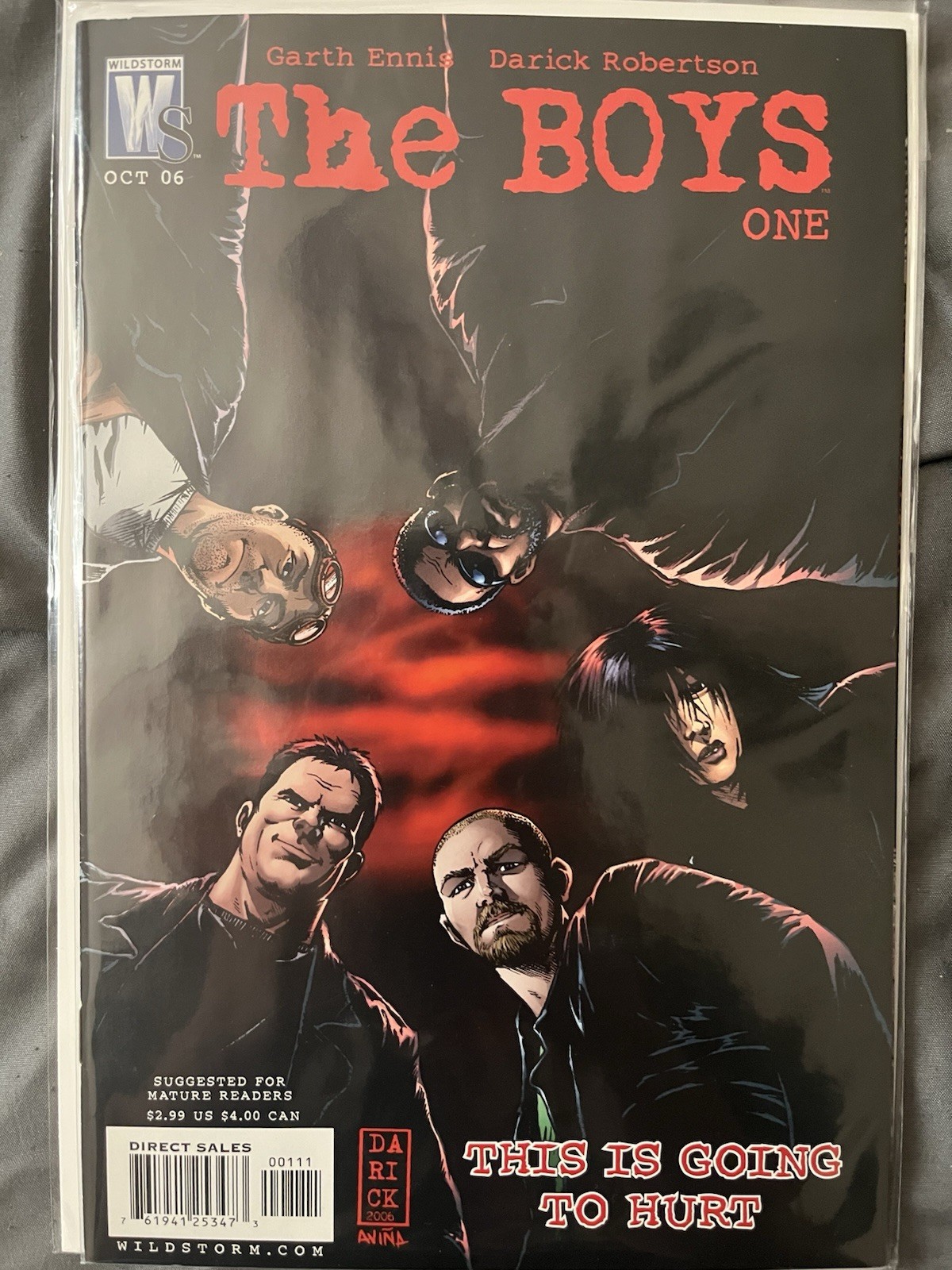 The Boys #1 Comic Book 2006 Wildstorm First Printing