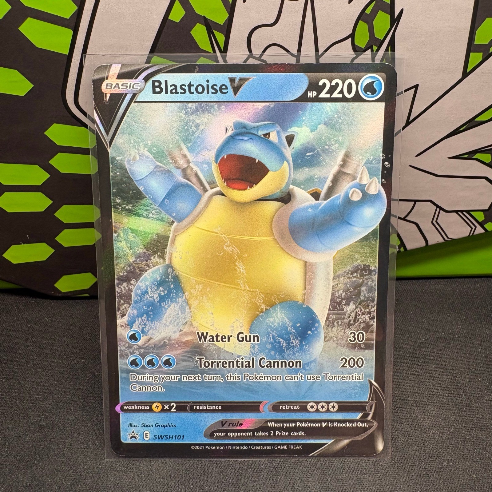 Blastoise V Holo Promo SWSH: Sword & Shield Promo Cards SWSH101 NM Blastoise V Holo Promo SWSH: Sword & Shield Promo Cards SWSH101 NM