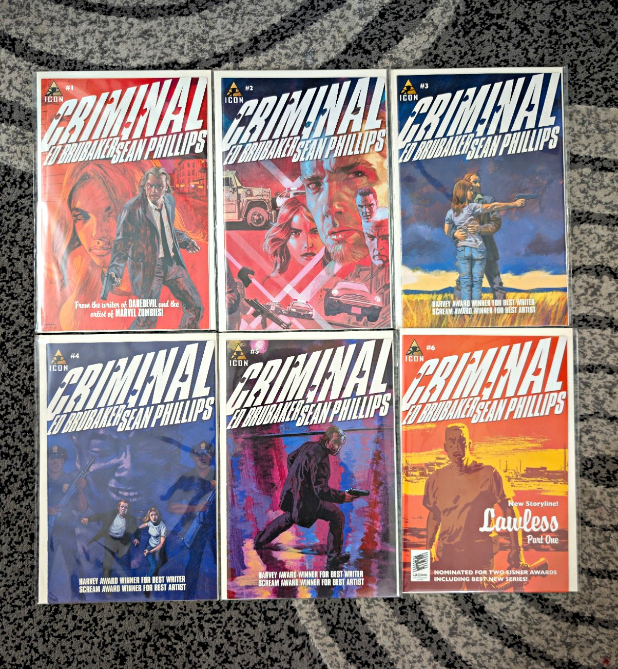 Criminal Volume 1 Comic Book Lot/Bundle #1-6 2006