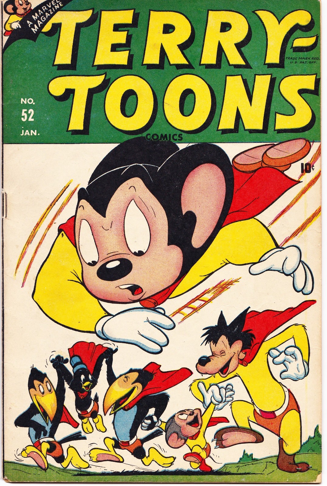 TERRY-TOONS #52 RARE 1947 Golden Age FINE (6.0) TIMELY/MARVEL BRAND TERRY-TOONS #52 RARE 1947 Golden Age FINE (6.0) TIMELY/MARVEL BRAND