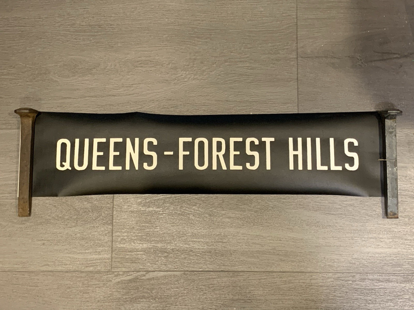 IND NY NYC SUBWAY ROLL SIGN PARK AVE OF QUEENS BOULEVARD 71 AVENUE FOREST HILLS