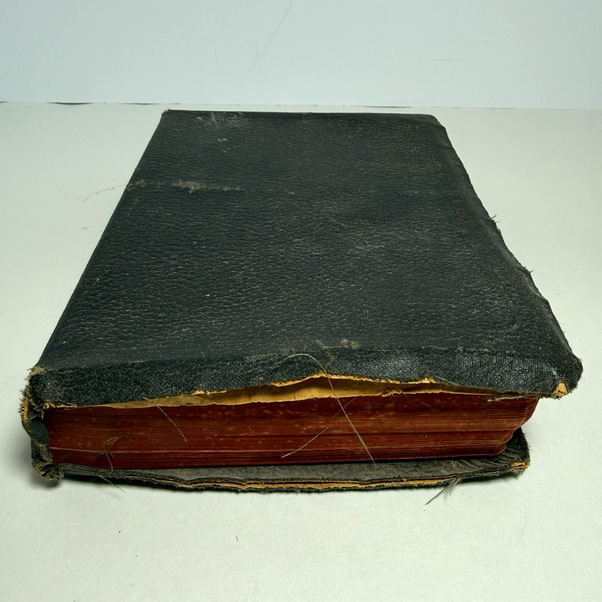 VTG 1920s Kress Stores Holy Bible KJV 1899 Louis Klopsach w/ 1955 Coke Ephemera