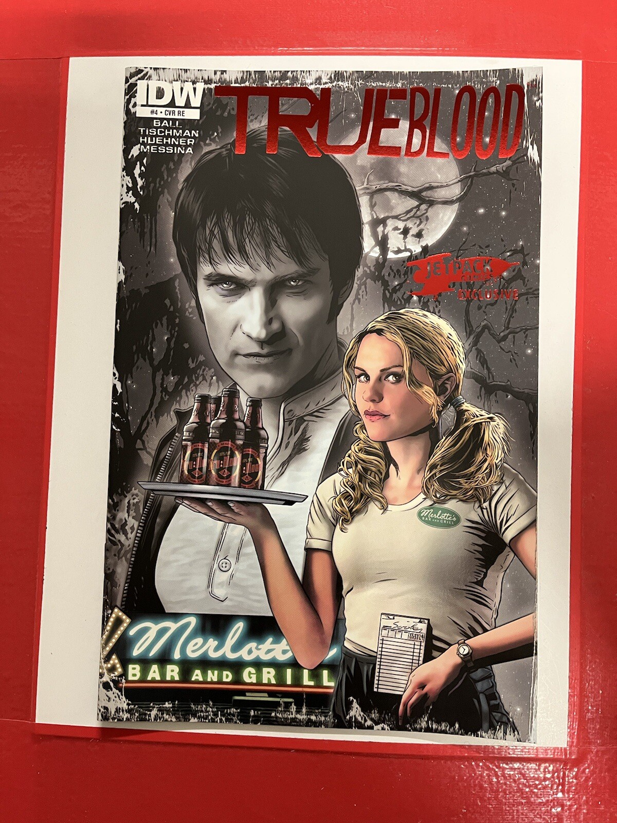 IDW TRUE BLOOD #4 JETPACK COMICS Limited Exclusive Variant HTF