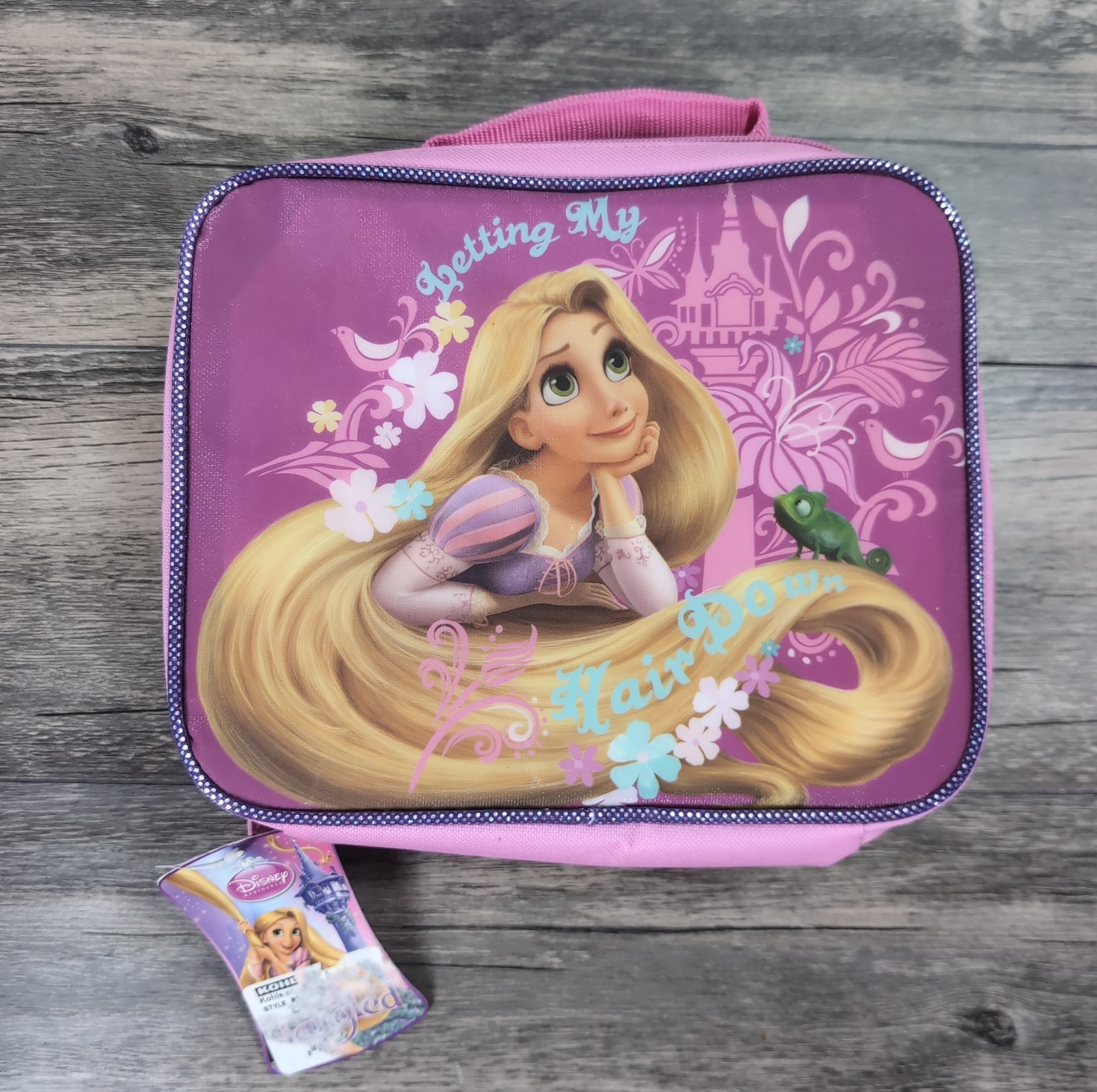 Collectible Disney Tangled Rapunzel School Lunch Bag Soft Tote New With Tags