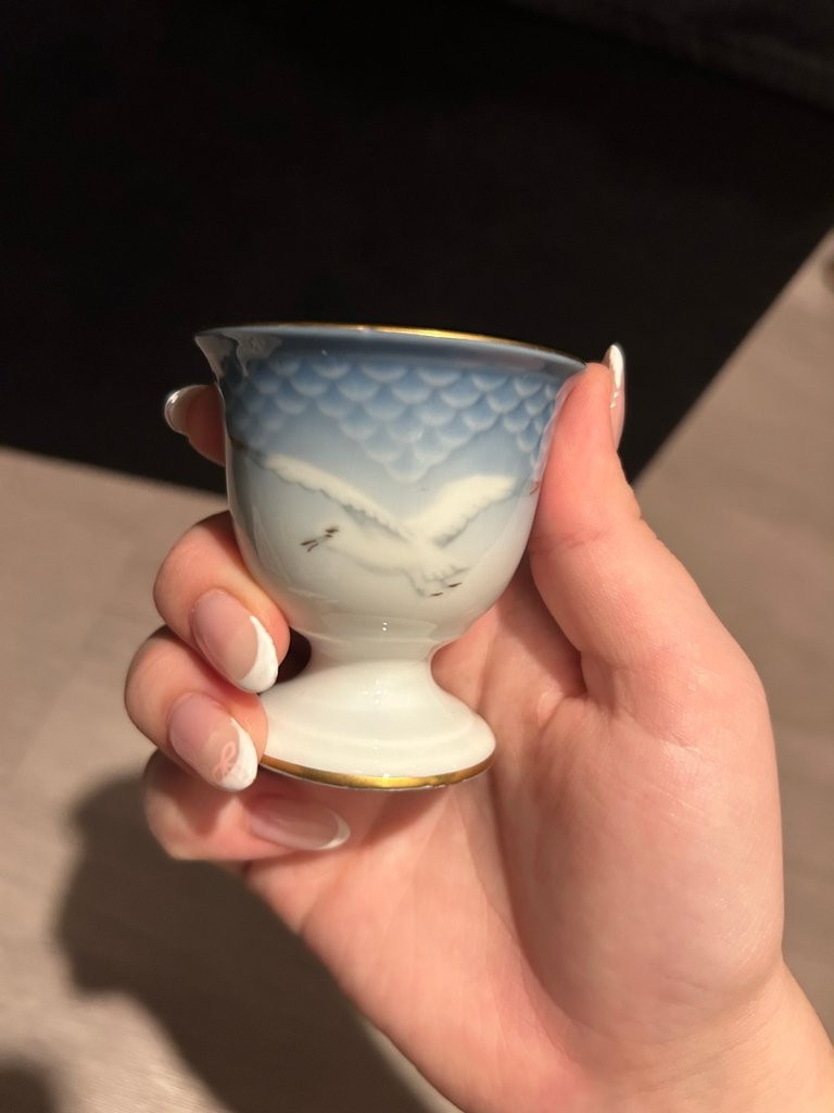 B&G Bing & Grondahl No. 57 Danish Porcelain Egg Cup