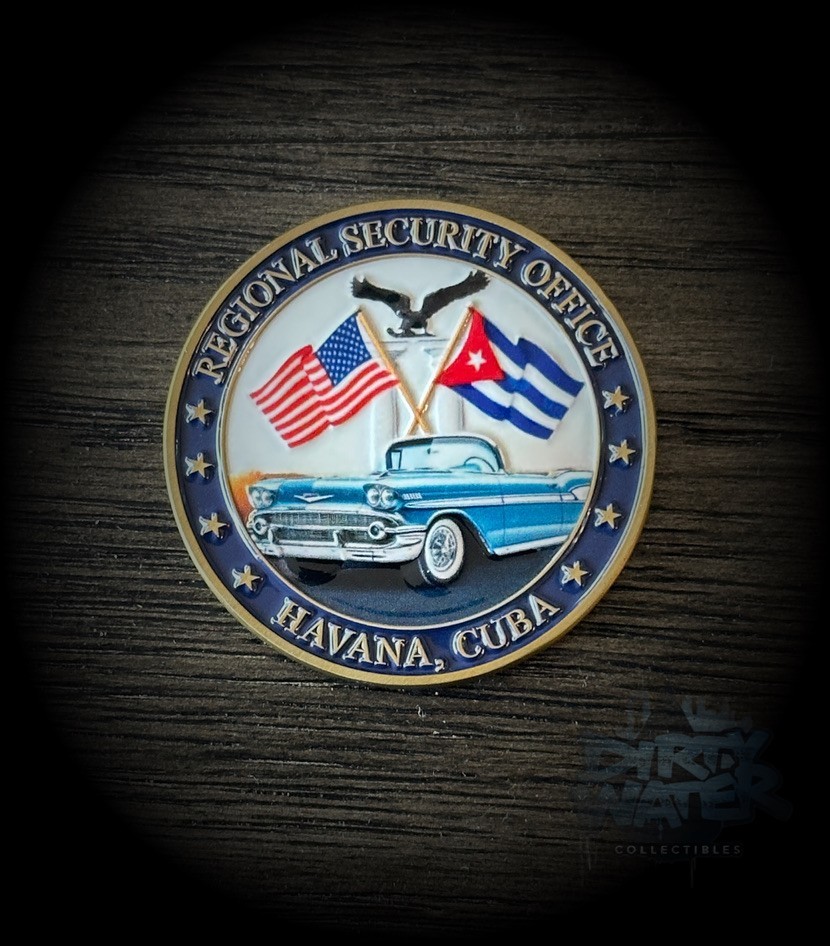 US Embassy Havana Challenge Coin - Only Run Made US Embassy Havana Challenge Coin - Only Run Made