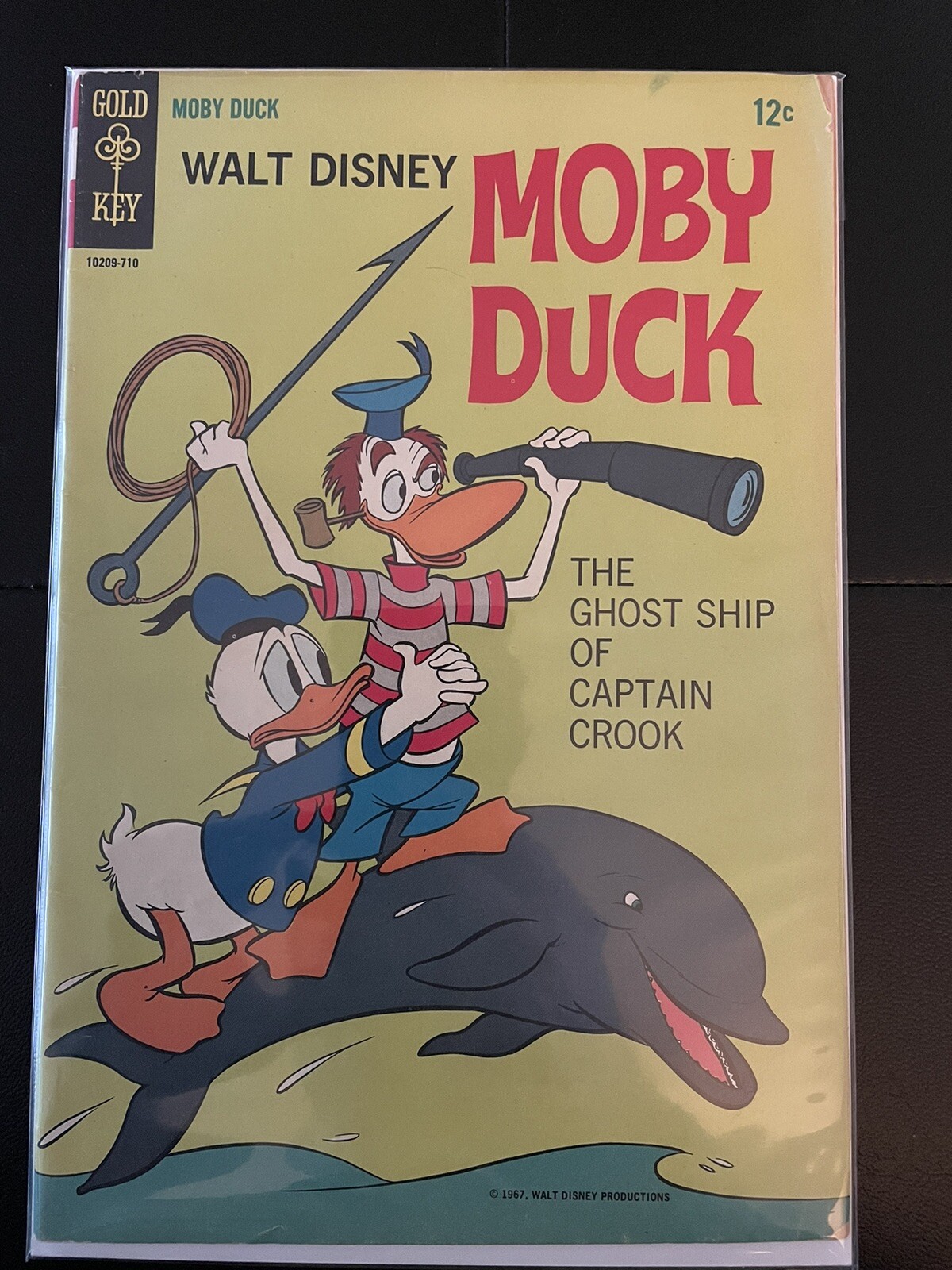 Walt Disney's Moby Duck Issue #1 Comic Book 1967 - Near mint 8.5