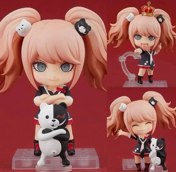 Nendoroid 1398 Danganronpa Junko Enoshima Monokuma PVC Action Figure Toy-New