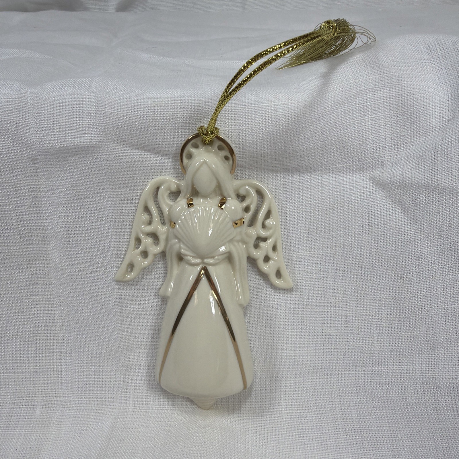 Lenox---2025---Angel of the Sea Ornament---4.25\