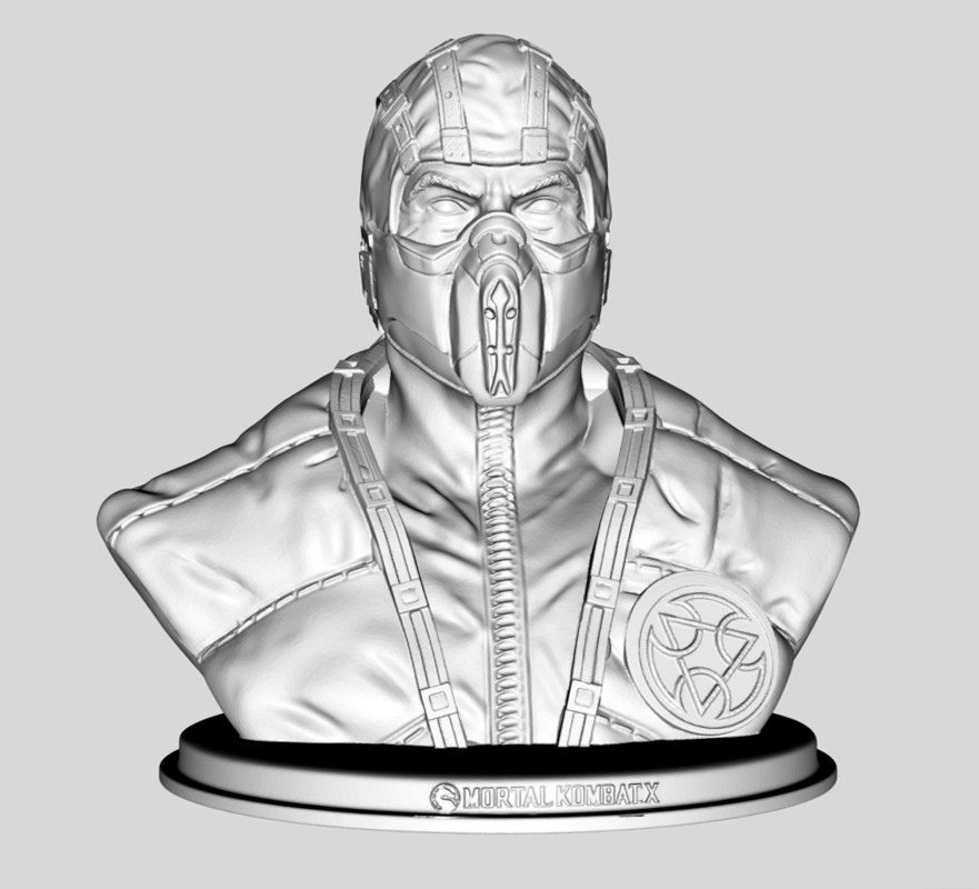 Sub Zero Bust Resin Sculpture Statue Model Kit  size choices Unpainted/Unassemb