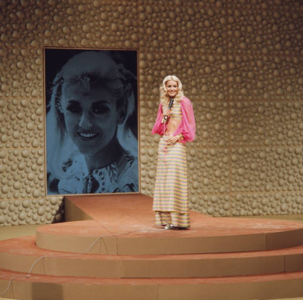 Peggy March American pop pop singer performing with the Max Greger- Old Photo