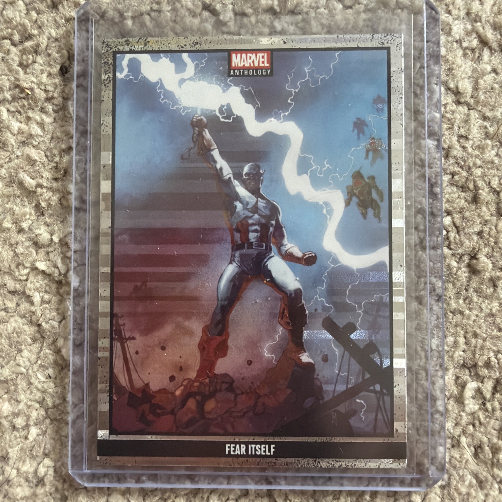 2025 Panini Marvel Anthology Fear Itself #77  Holo /50 Captain America