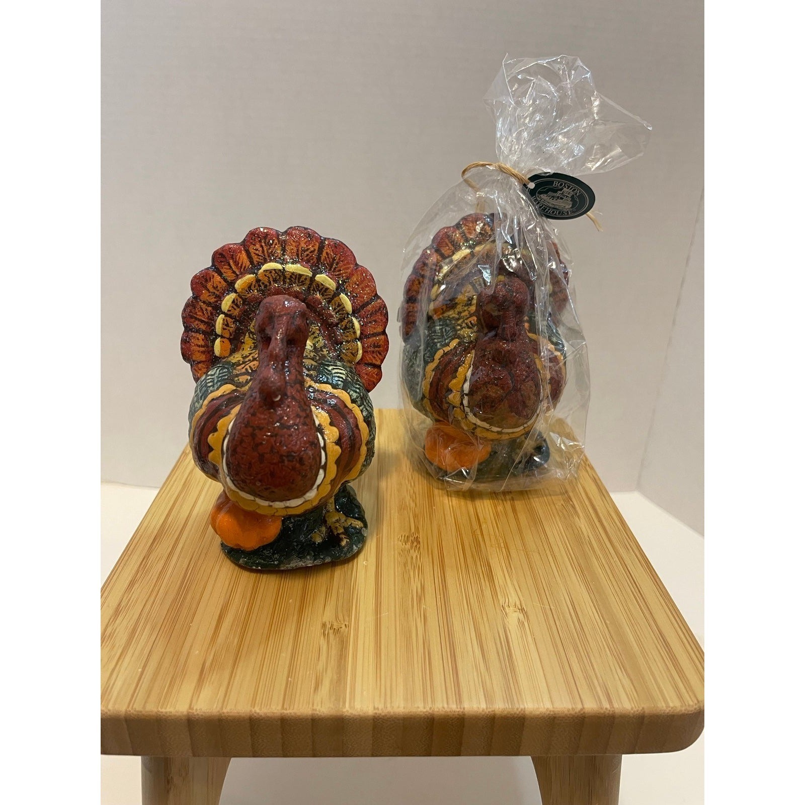 Vintage Boston Warehouse Turkey Candles set of 2 5 Vintage Boston Warehouse Turkey Candles set of 2 5