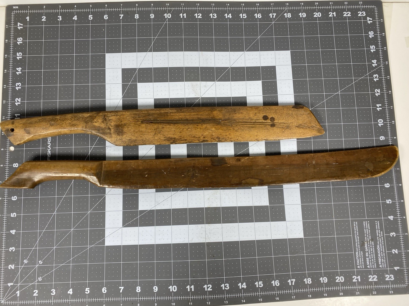 2-Antique Filipino Eskrima Wooden Martial Arts Training Bolo Machete Swords