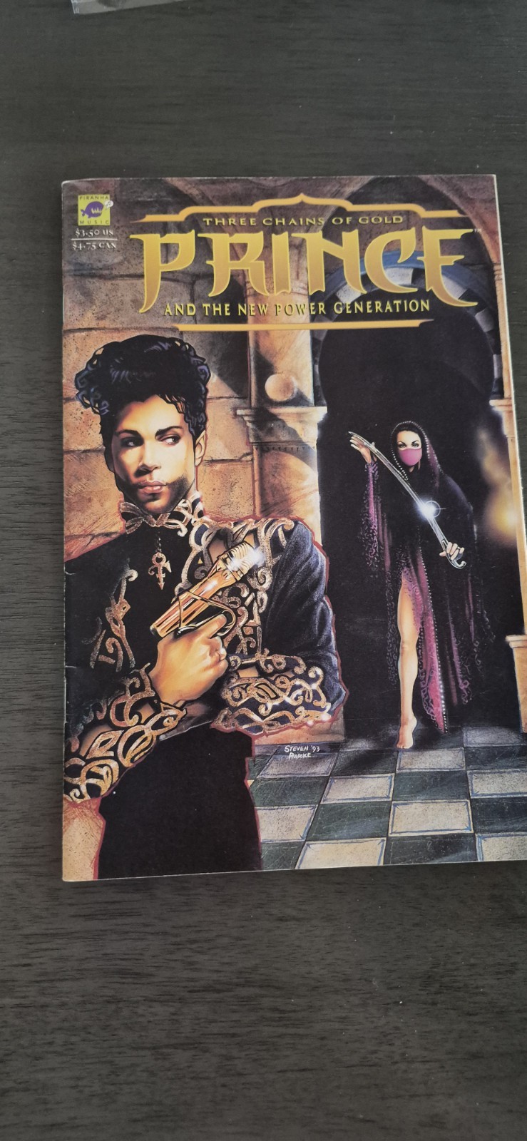 Prince & the New Power Generation: Three Chains of Gold #1 1993 Piranha Pristine