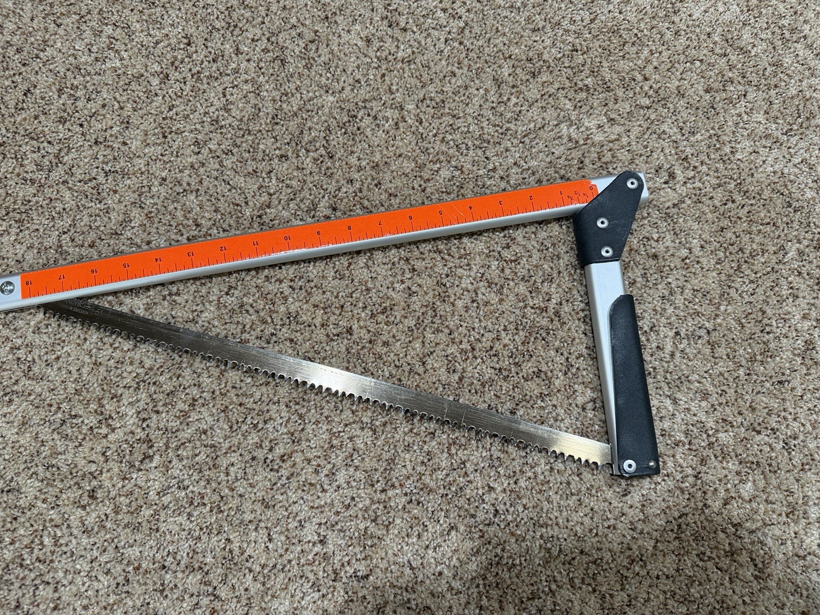VINTAGE What-a-SAW and  KNIFE COMBO Deluxe Folding SAW  3 Blades Case CANADA