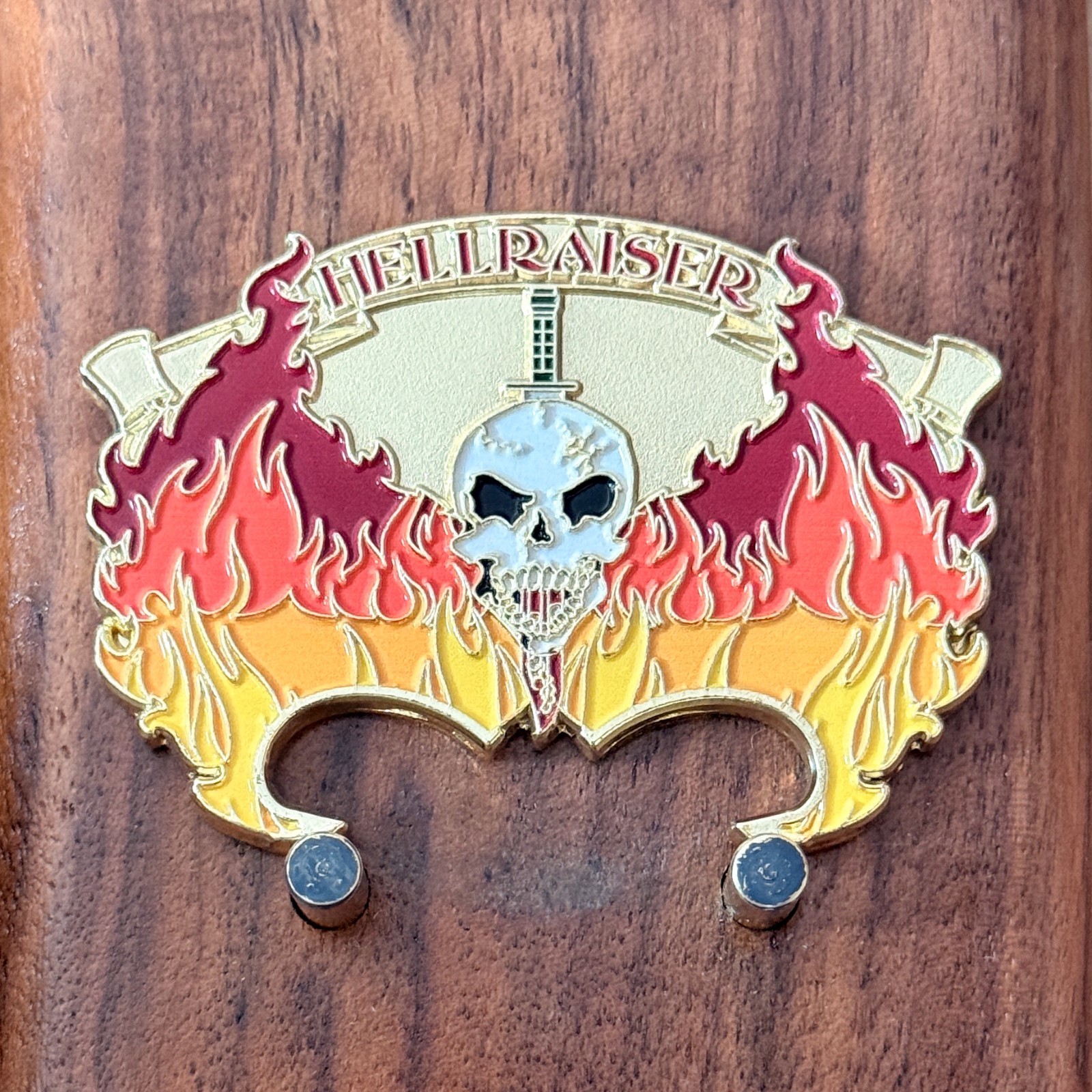 Hellraiser HHC 39th BEB Flame Shape Double Sided Challenge Coin  M#35