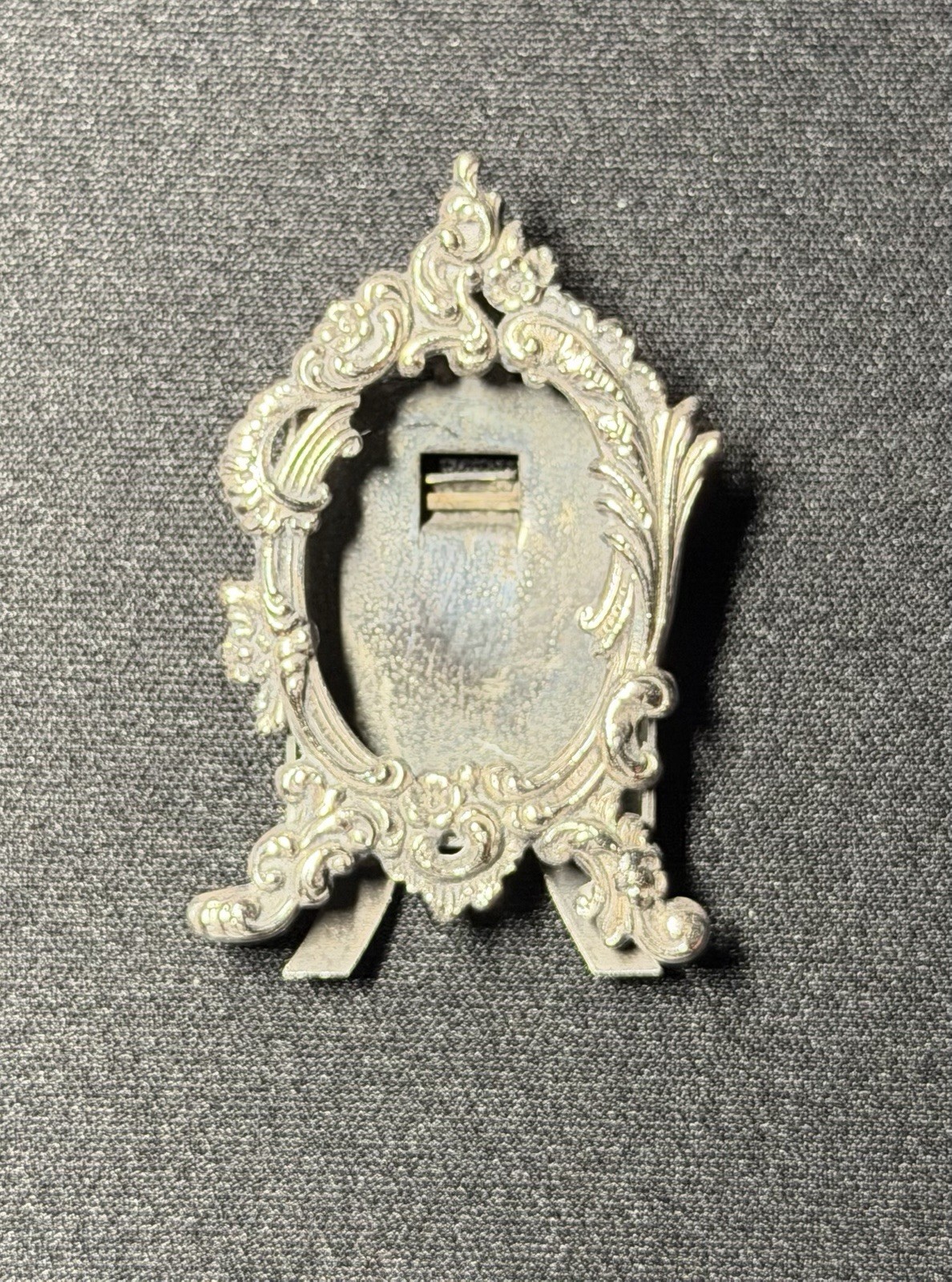 Vintage Antique Sterling Silver Miniature Picture Photo Frame