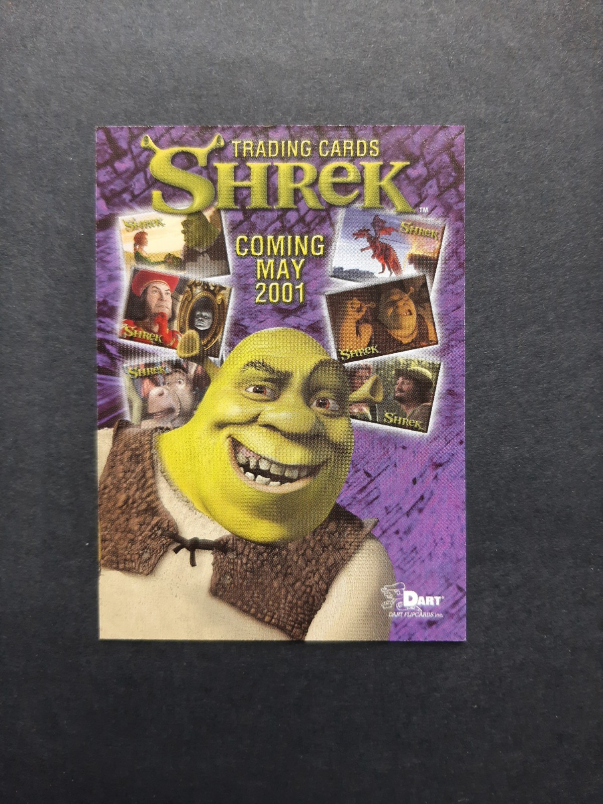 RARE SHREK 2001 ROOKIE Dart PROMO FIRST APPEARANCE CARD P-1 RC Vintage SCARCE 