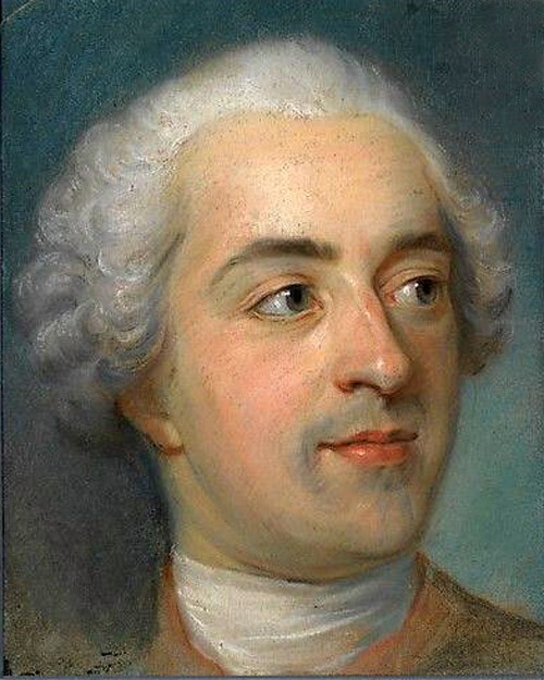 Oil painting Preparation-for-a-Portrait-of-Louis-XV-1710-1774-Maurice-Quentin-de