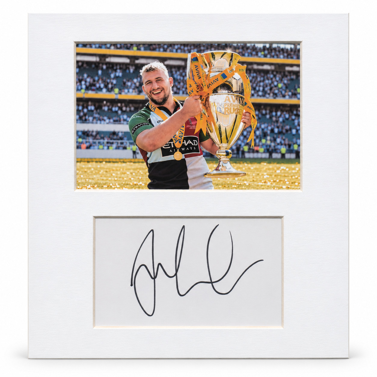 Joe Marler rugby union signed genuine authentic autograph UACC RD MS COA